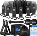 Heavy Resistance Bands for Working Out, 300lbs/360lb/420lb Exercise Bands Workout Bands with Handles, Door Anchor, Ankle Straps, Home Gym Workout Equipment for Men Fitness Strength Training Stretching