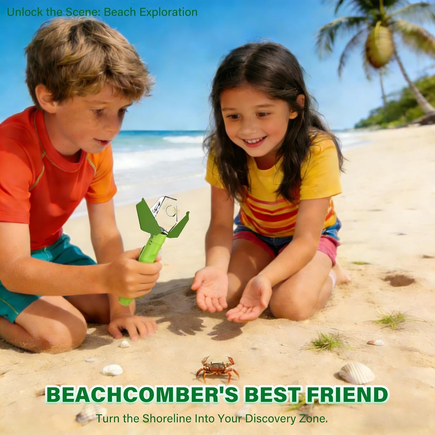2PCS Bug Catcher for Kids with 6X Magnifier, STEM Educational Learning Toys