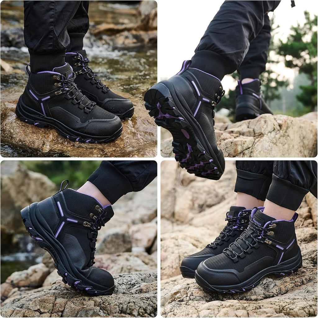 Women's Waterproof Wide Toe Box Hiking Boots