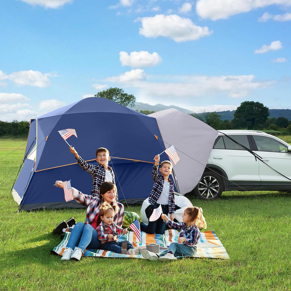 UNP SUV Dome Tent for Camping Outdoor 6 Person Car Camping Tent