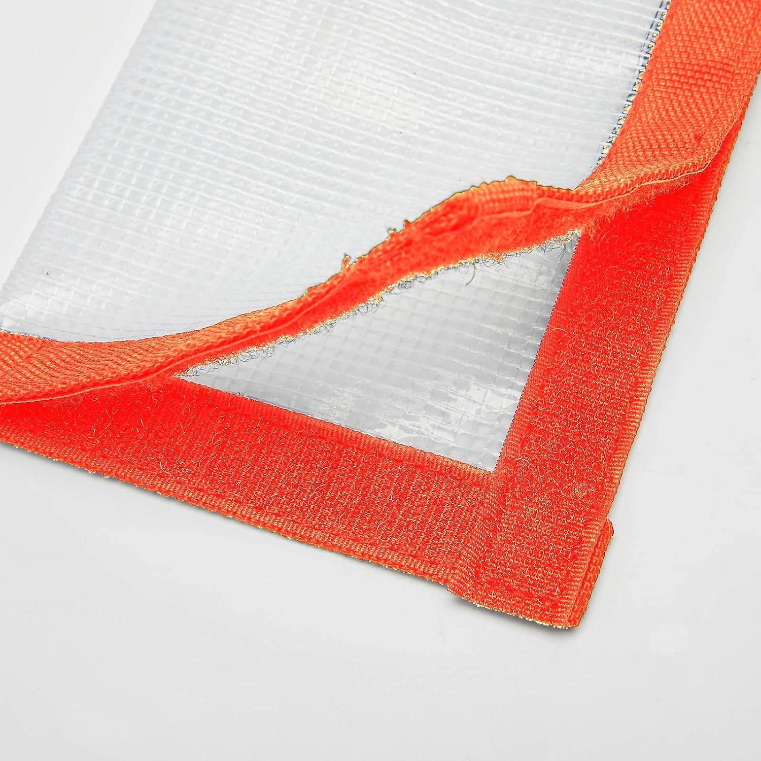 Fishing Lure Wrap for Rod, Tangle-Free Safety Hooks Cover, Secure Protectors Holder Storage for Various Bait (Orange - 4PK)