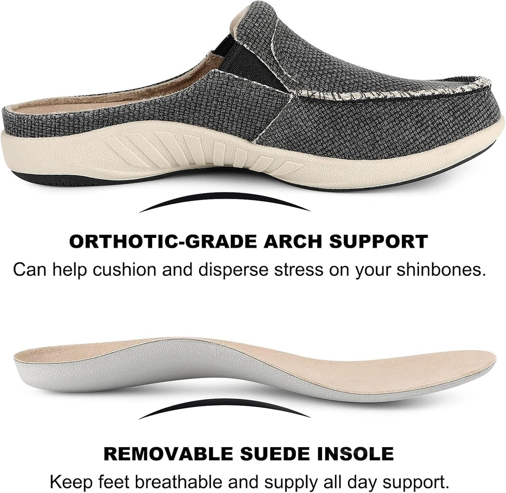 Orthopedic Slippers for Women with Arch Support, Relieve Plantar Fasciitis