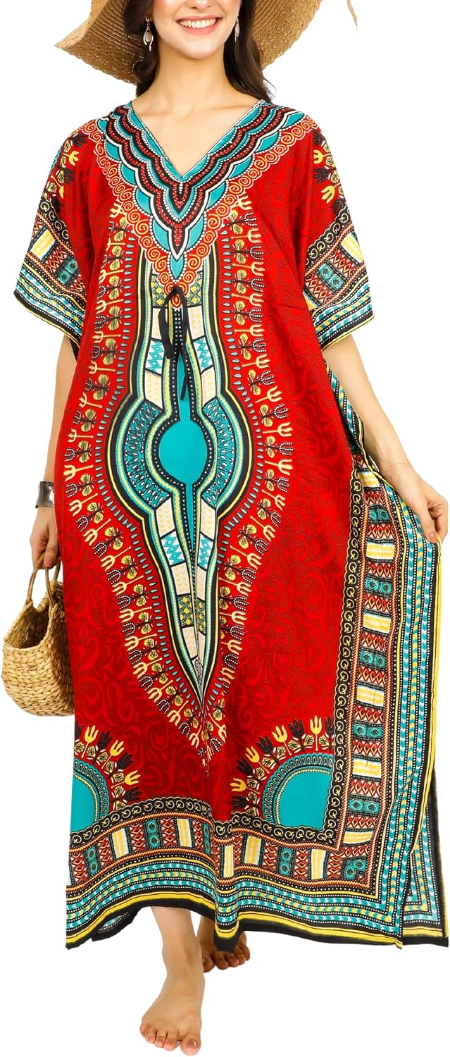 Ladies Kaftans Tunic Kimono Maxi Women Dashiki African Caftan Plus Size Lounge Girls Kimono