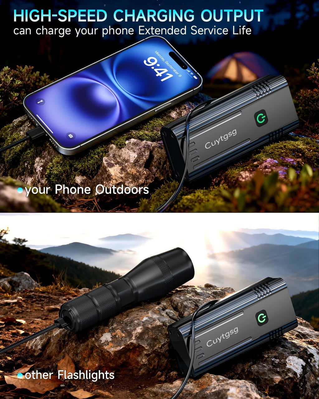 2026 Upgrade 6800Lumen Bike Light for Night Riding,6 LED,5+5 Modes