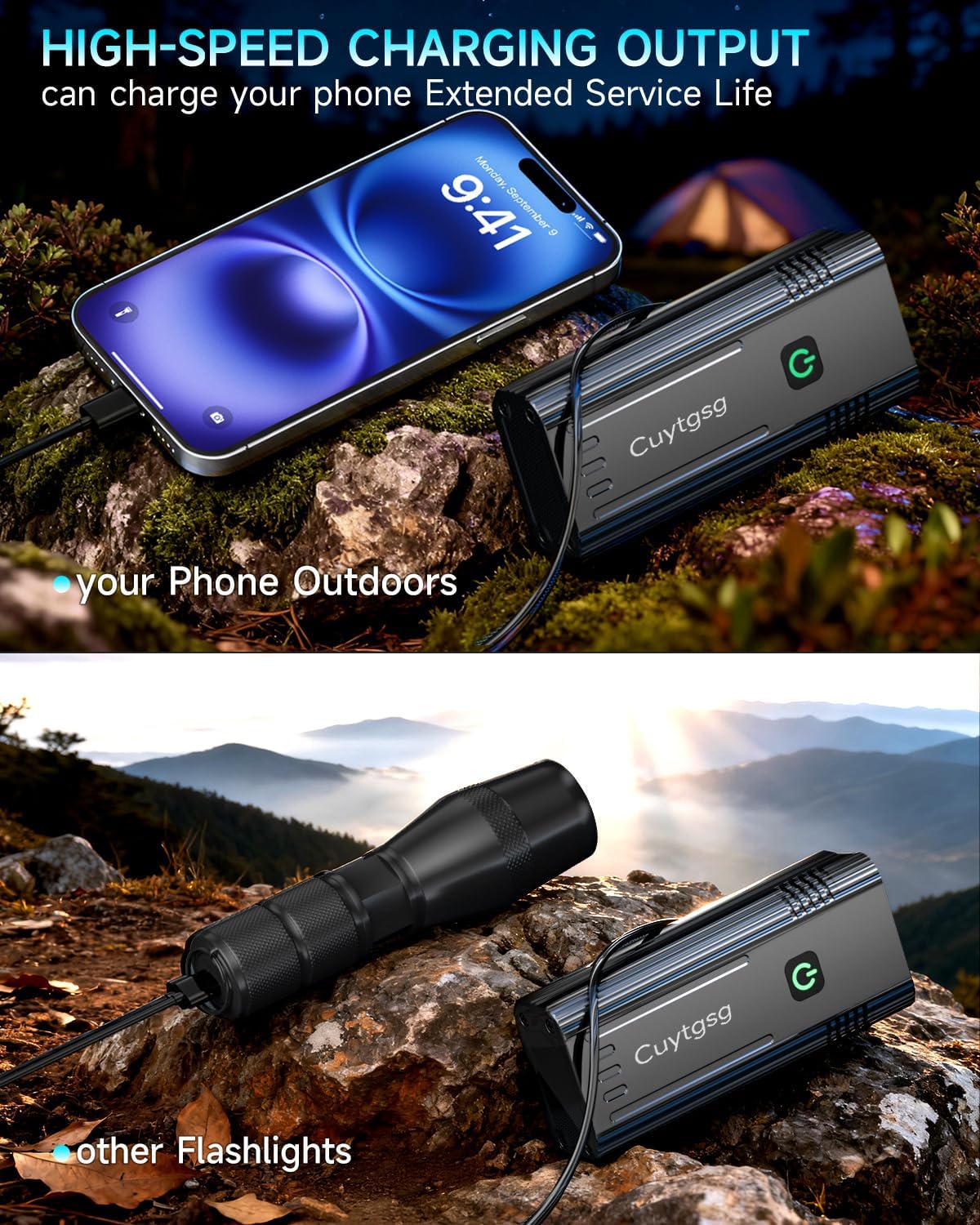 2026 Upgrade 6800Lumen Bike Light for Night Riding,6 LED,5+5 Modes