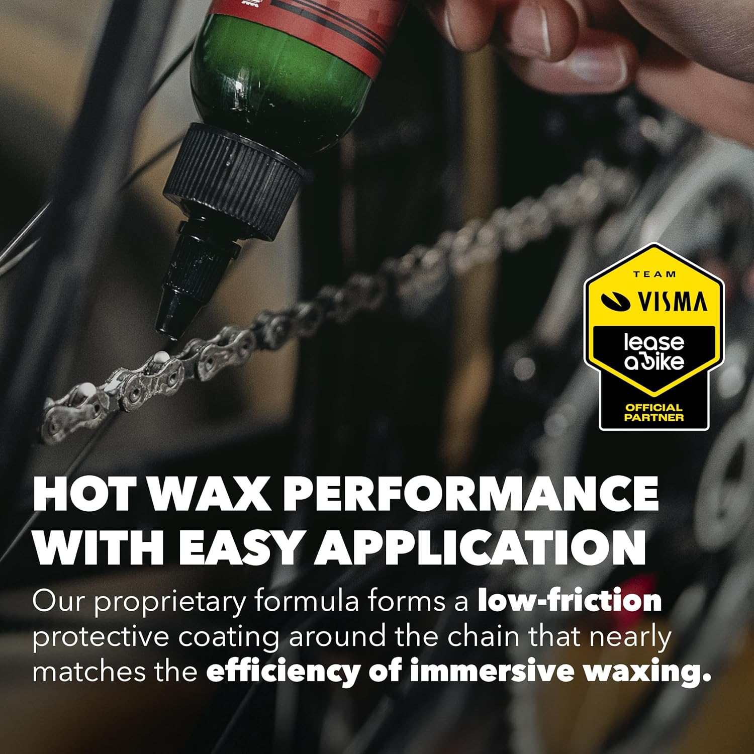 SILCA Super Secret Bike Chain Lube - Liquid Chain Wax to Clean, Smooth & Silence - Ultra Fast Bike Lube - Special Formula for Friction Reduction & Improved Wattage Output in All Weather