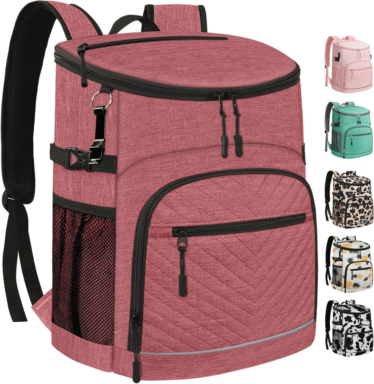 Cooler Backpack Insulated Leakproof Waterproof Backpack Cooler Bag 30/45 Cans, Large Capacity Lightweight Travel Camping Beach Backpack Cooler Ice Chest for Men and Women