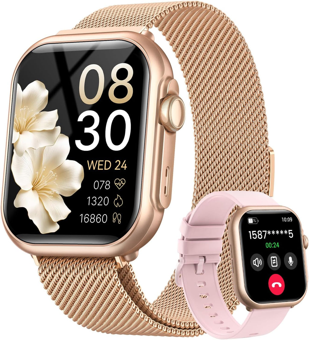 Smart Watch for Women for iPhone Android:1.85" Smartwatch Fitness Tracker