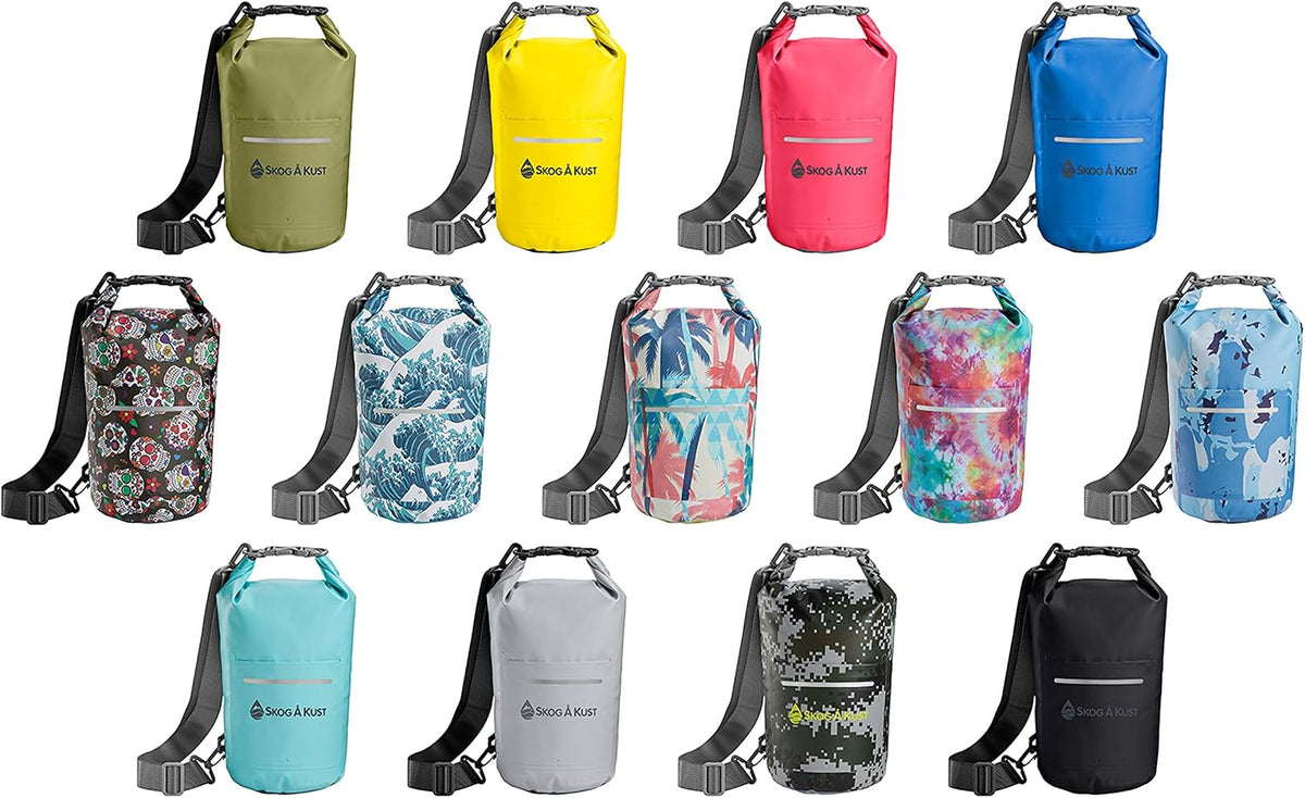 Såk Gear Skog Å Kust DrySak Roll Top Waterproof Bag, 5, 10 & 20 Liter