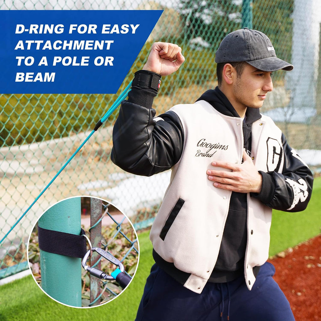 SunNordik Resistance Bands for Pitchers with Carry Bag