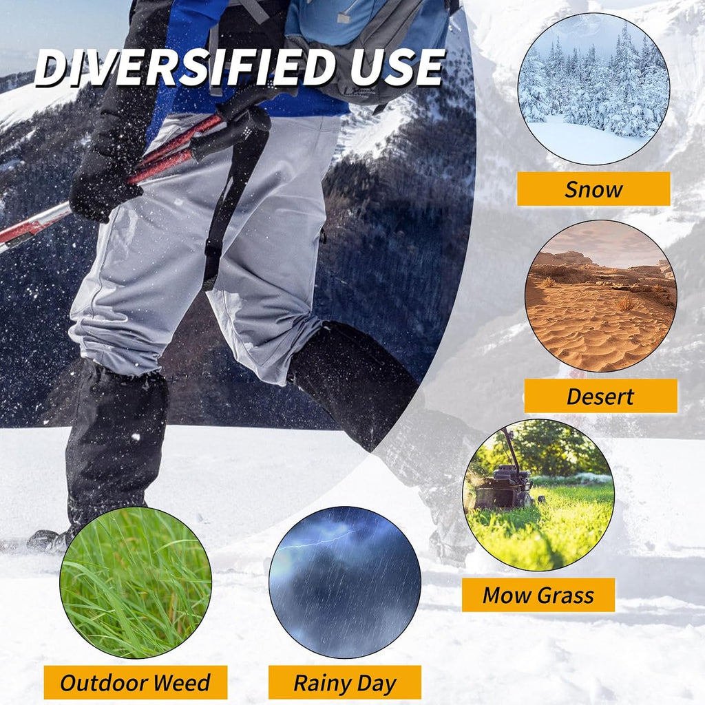Leg Gaiters Waterproof Snow Boot Gaiters for Women Men