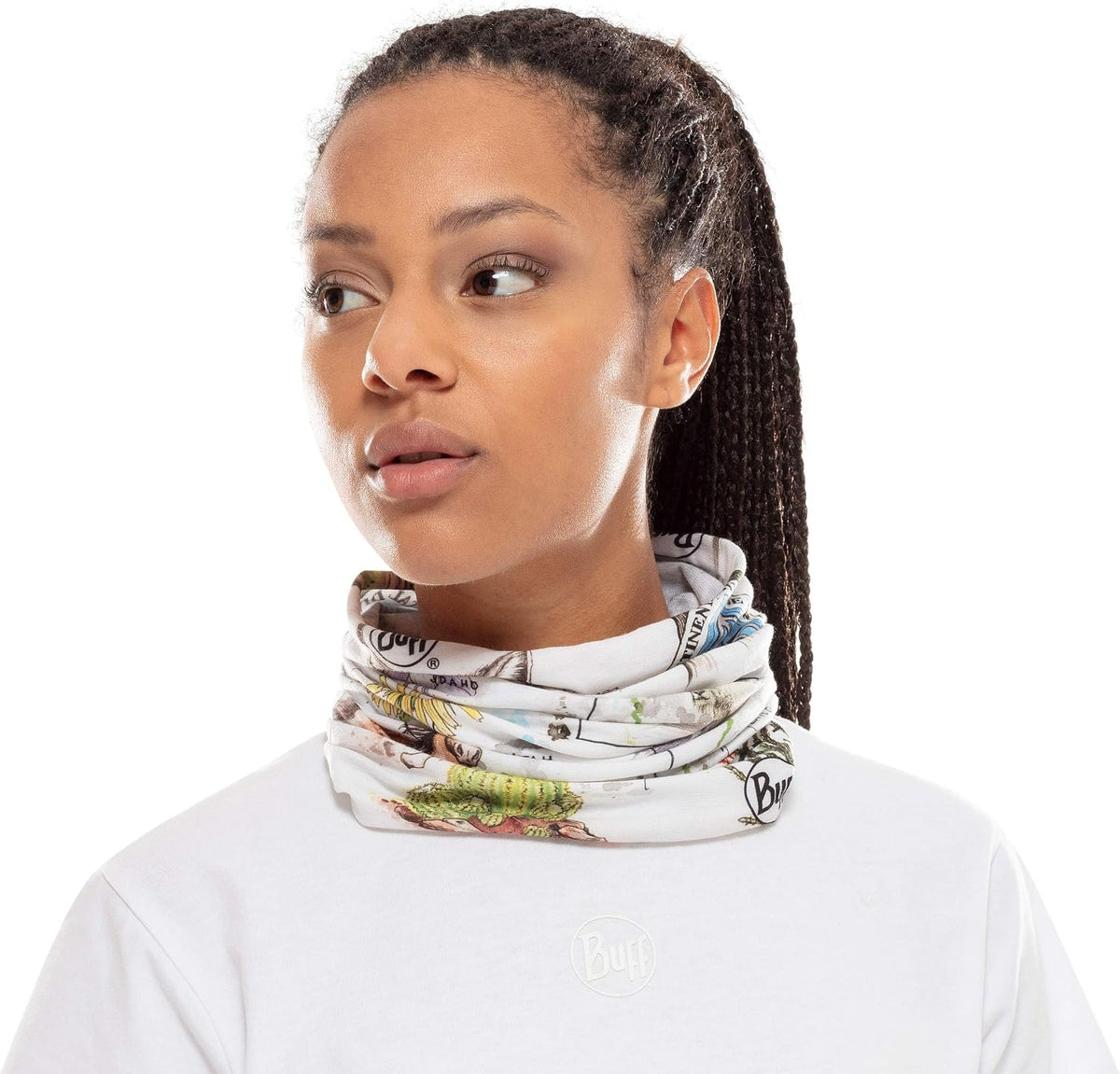 BUFF Original EcoStretch Neck Gaiter, UPF 50 Sun Protection, Breathable, Versatile, Quick Dry Face Mask, Adult Size