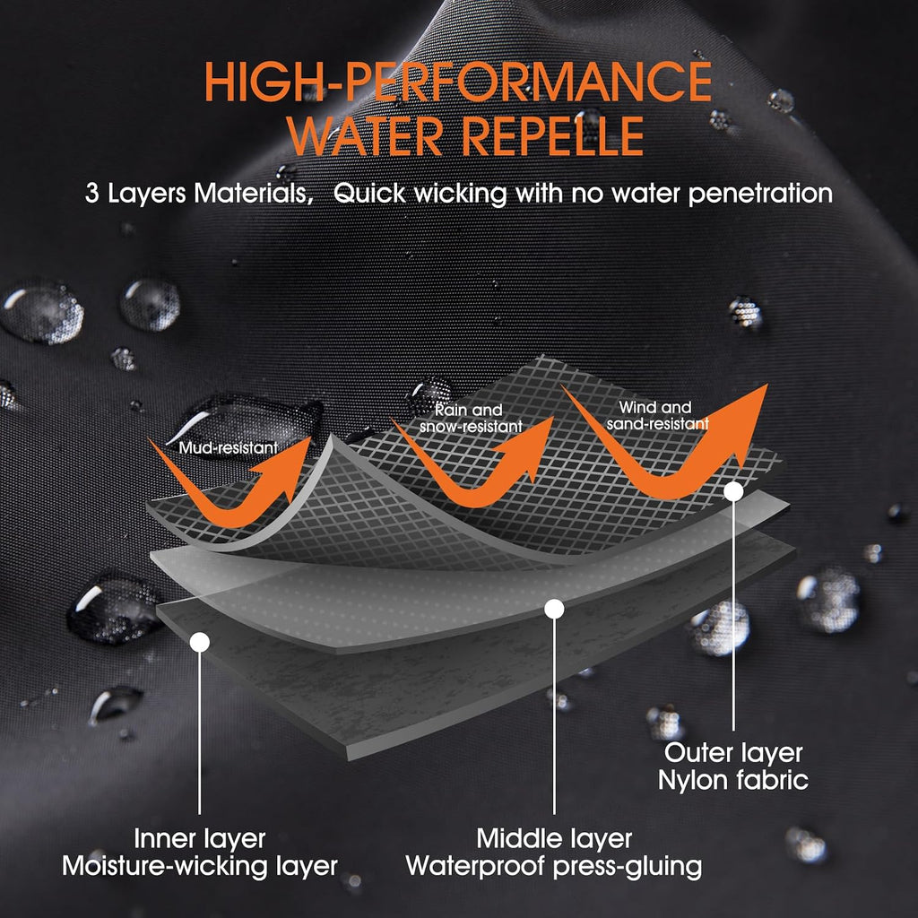 Waterproof Hiking Gaiters, Outdoor Snow Boot Gaiters