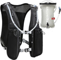 Running Hydration Vest for Women and Men. Reflective, 8 Pocket, Quick Dry, Water-Resistant, Breathable, Adjustable Backpack for Runs, Hiking, Cycling, Trails, Marathons