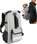 Dog Backpack Carrier for Small and Medium Dogs with Detachable Waist Bag（S）