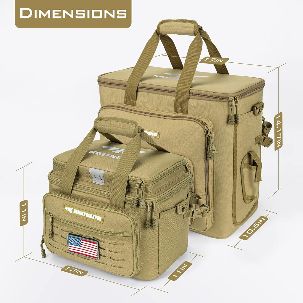 KastKing KarryAll Fishing Tackle Bag, Saltwater & Freshwater Gear Storage