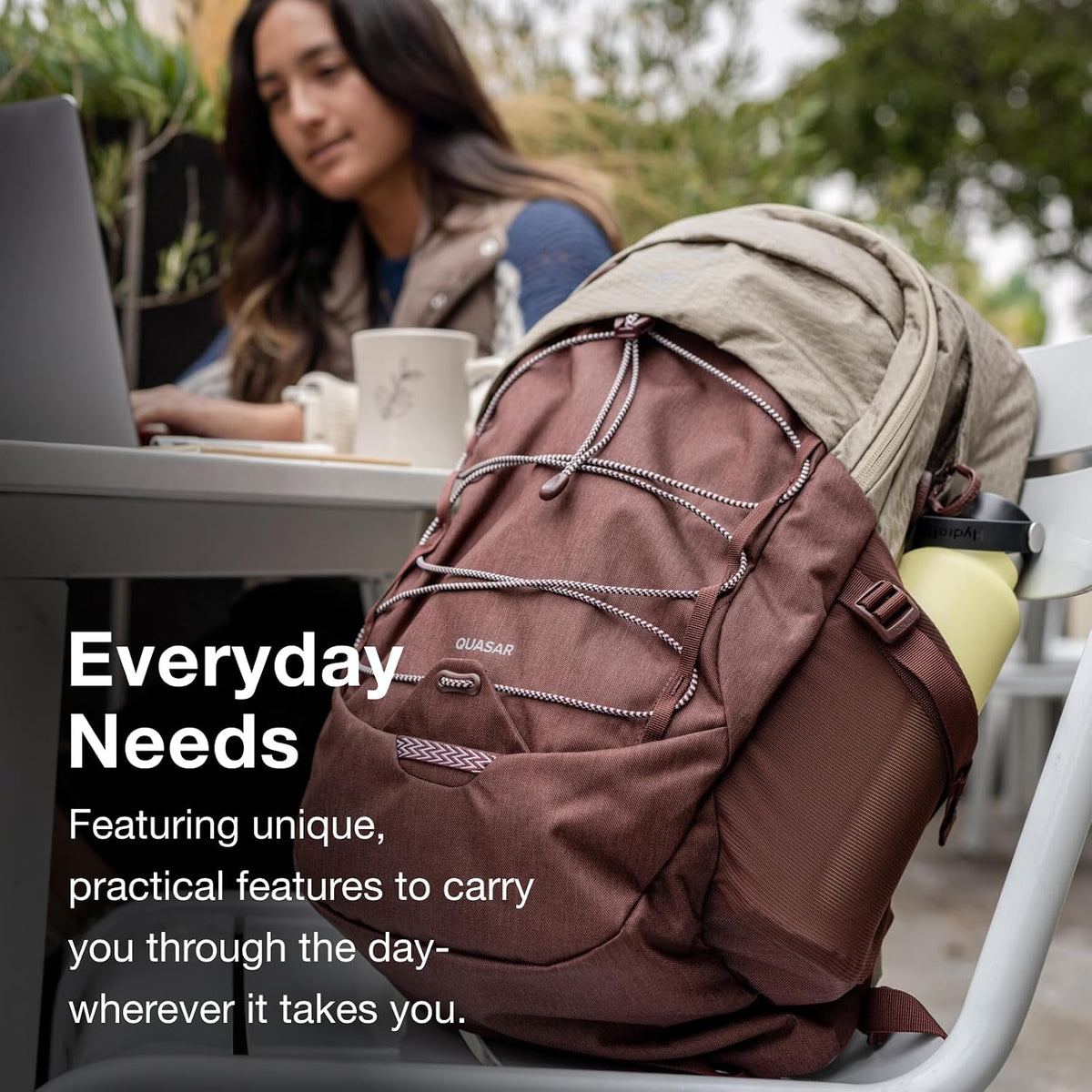 Osprey Quasar Commuter Backpack, Gray OS