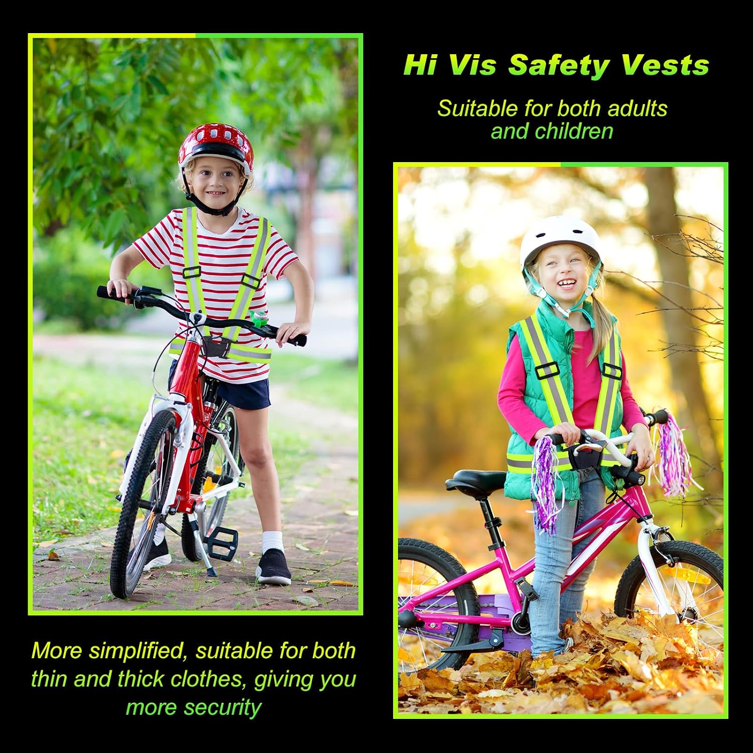 Hercicy Reflective Vest High Visibility Safety Vests Bulk