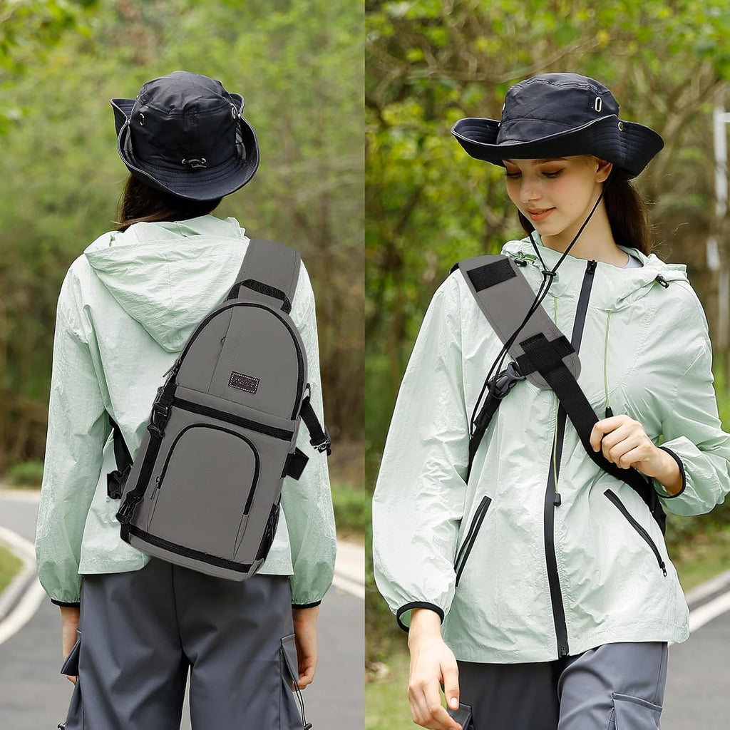 MOSISO Camera Sling Bag, Photography Shoulder Bag Compact Camera Backpack