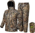 TIDEWE Rain Suit for Men, Waterproof Lightweight 2-Piece Rain Gear