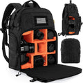 TORIBIO Camera Tactical Backpack Bag for DSLR/SLR/Mirrorless Photography