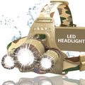 DanForce Headlamp. USB Rechargeable LED Head Lamp. Ultra Bright LUMINUS 1080 Lumen Headlamp Flashlight + Red Light. HeadLamps for Adults, Camping, Outdoors & Hard Hat Light. Zoomable IPX54 Headlight