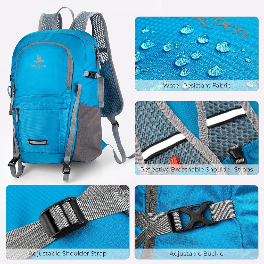 20L Small Hiking Backpack for Women Men,Lightweight Packable Travel Daypack