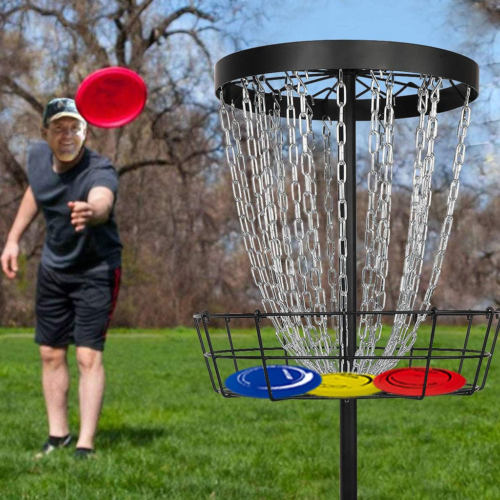 GOOSO Disc Golf Set - Driver, Mid-Range and Putter Discs with Disc Golf Bag for Outdoor and Backyard, Comfortable Plastic, 6 Pack