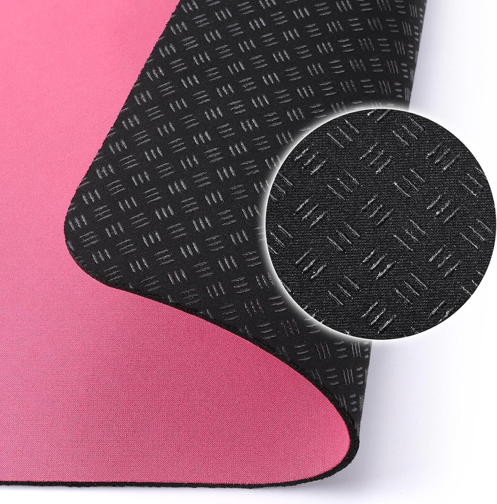 TOBWOLF Non-Slip Workout Mat for Ellipse Leg Exerciser, Ellipse Machine Mat, Exercise Mat for Under Desk Ellipticals, Suitable for Electric Seated Foot Pedal Exerciser, Stability & Floor Protection