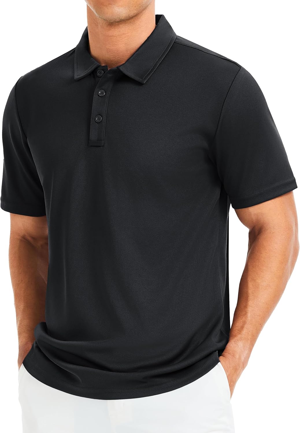 MAGCOMSEN Men's Polo Shirts Short Sleeve Golf Quick Dry Collared Moisture Wicking Athletic Performance Polos