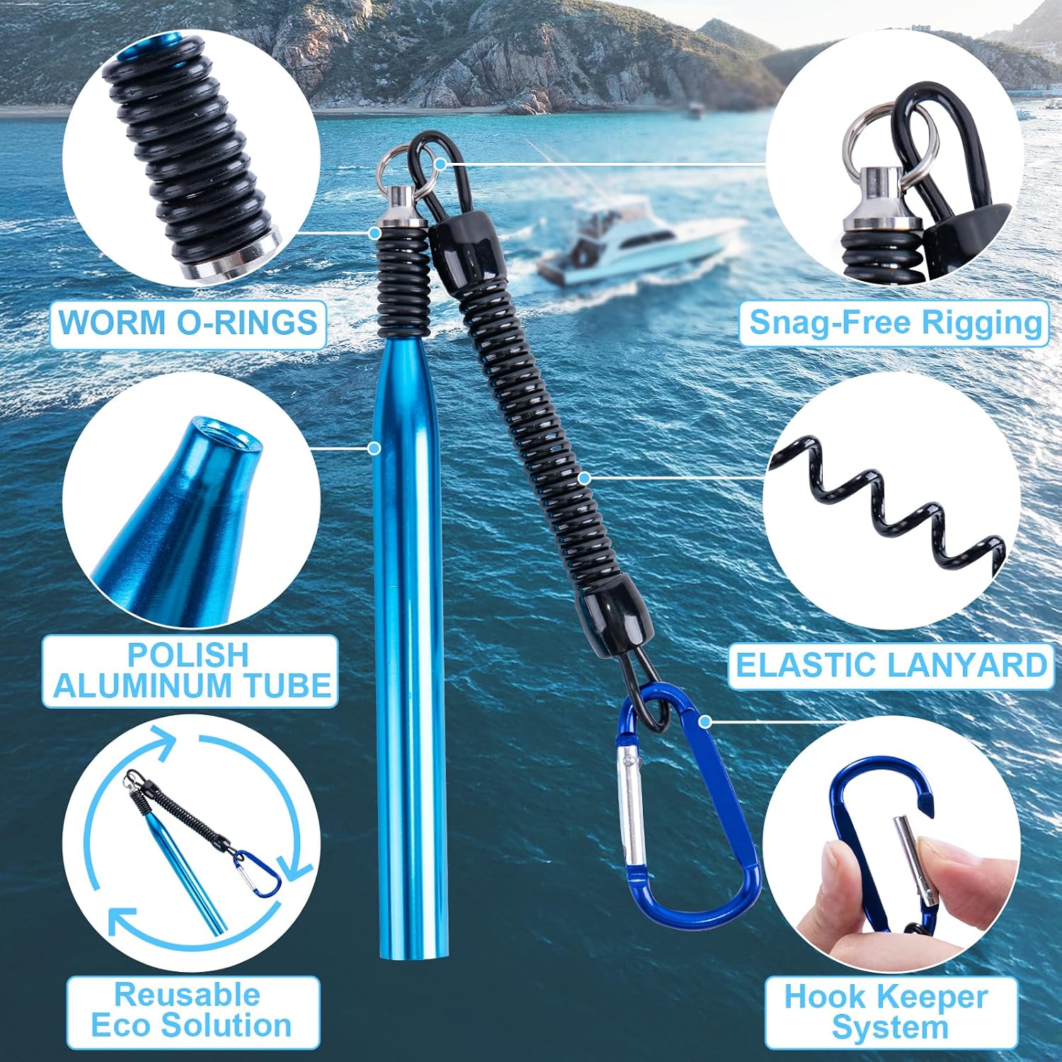 Goture 353PCS Wacky Worm Fishing Lure Kit, Bass Fishing Wacky Rig Tool Kit with Soft Plastics Lures, O-Rings, Offset Worm Hooks, Drop Shot Hooks, Beads, Sinker Weights, 3600 Tackle Box, Gifts of Men