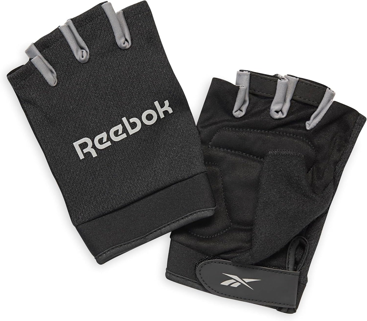 Reebok Classic Fingerless Gloves Lightweight Fitness & Weight Lifting Gloves for Training