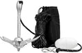 MARINE SYSTEM Boat Anchor 3.5 lb Folding Anchor, Grapnel Anchor Kit for Kayaks, Canoes, Paddle Boards