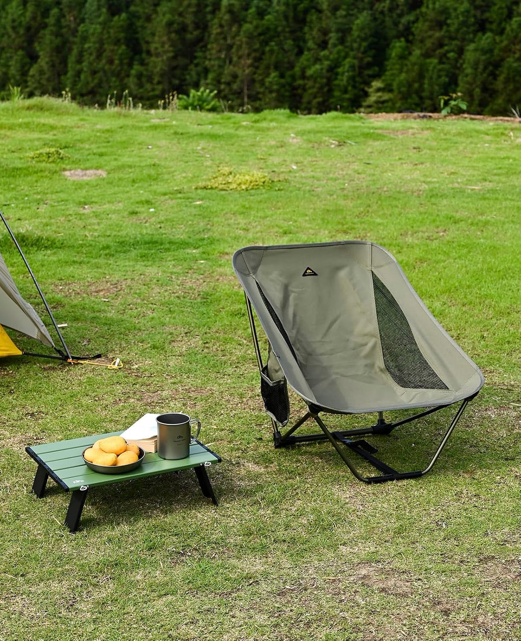 iClimb Ultralight Compact Mini Folding Alu. Table (Green - S)