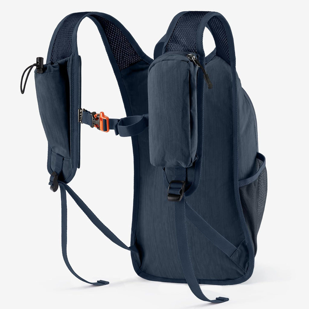 Uselike 10L Small Hiking Backpack Travel Daypack Lightweight Packable Back Pack for Women Men(Dark Navy)
