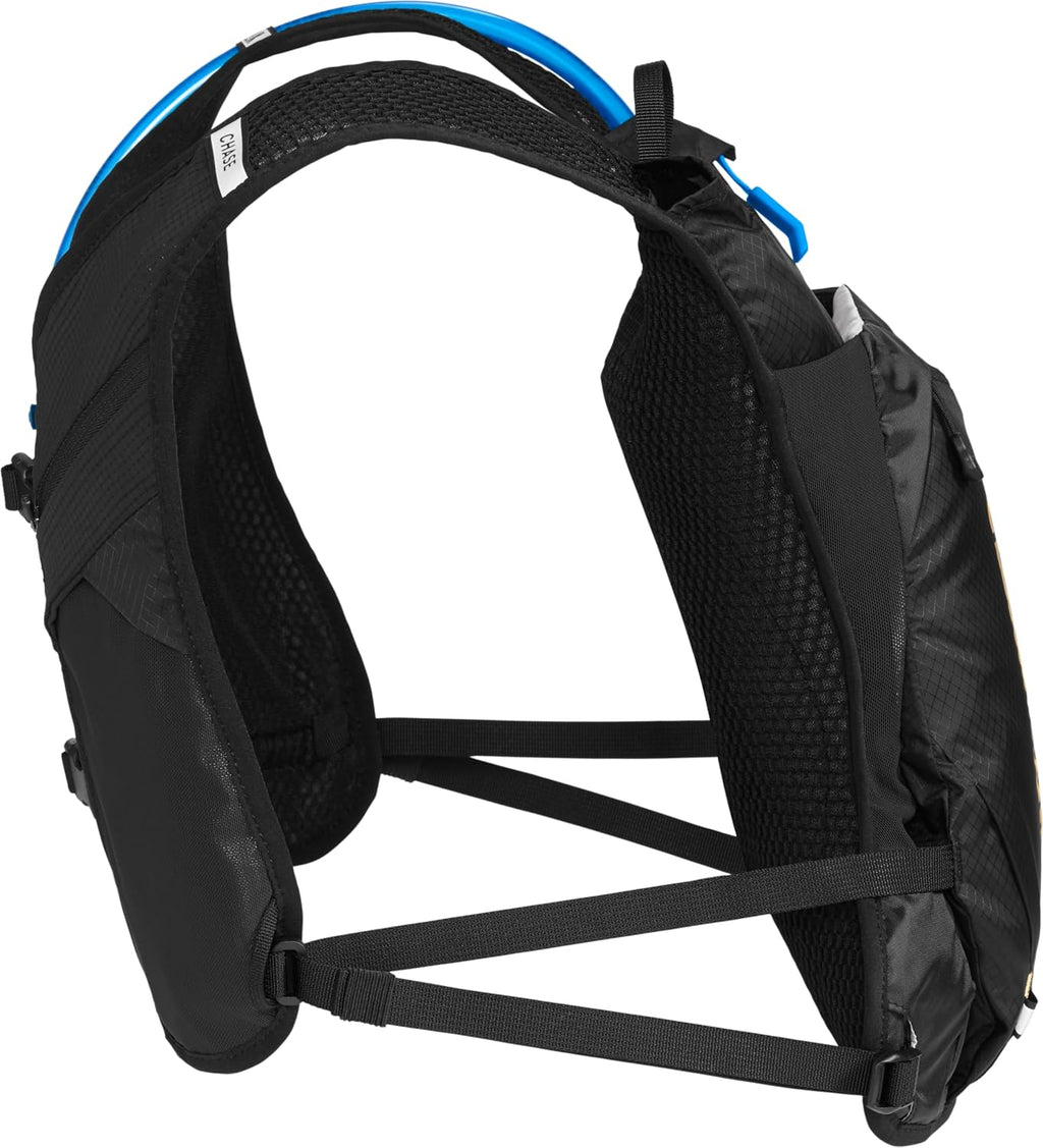 CamelBak Chase Race 4 Bike Hydration Vest with 50oz Reservoir, Lightweight Racing Fit for Fast Road and Gravel Riding, Black