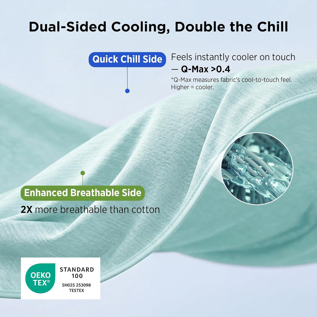Bedsure Silky Soft Cooling Blanket for Hot Sleepers, Throw XL, ICY Morn