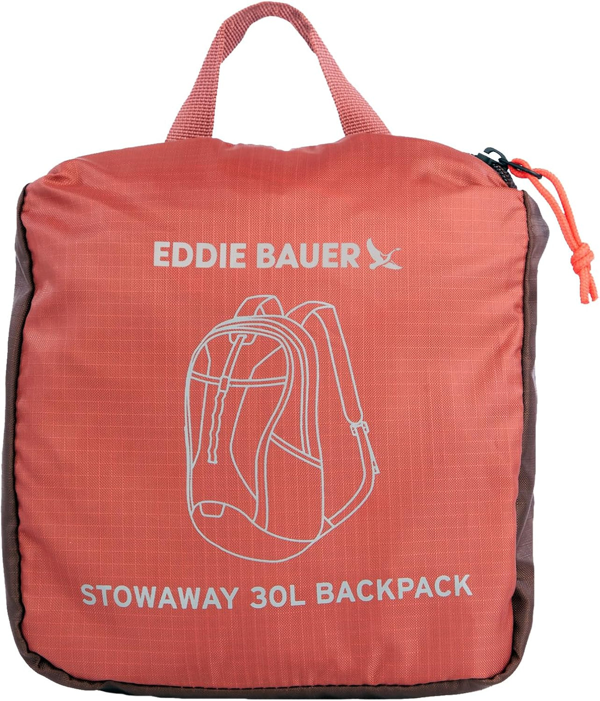 Eddie Bauer Stowaway Packable Backpack - Maroon, 30L