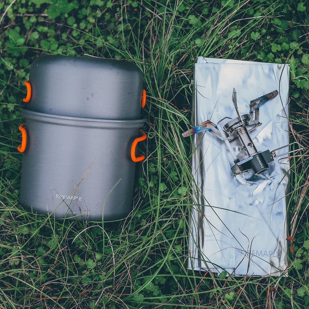 Fire-Maple Camping Pot Bowl Foldable Backpacking Solo Cooking Set
