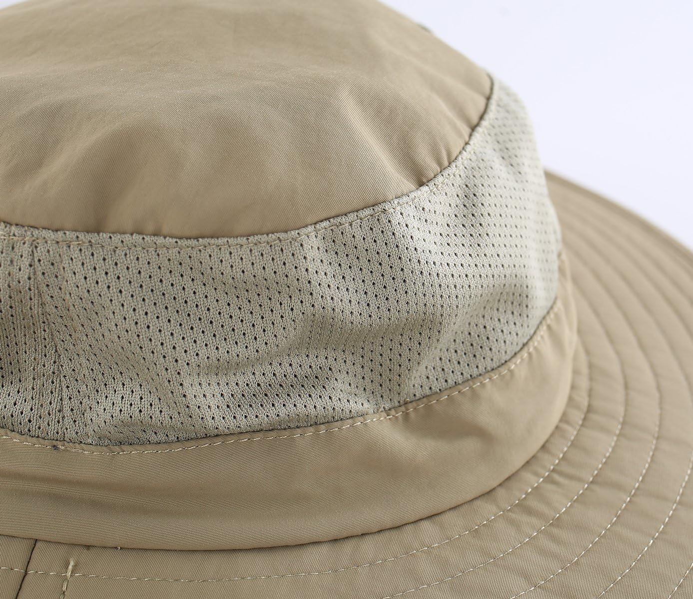 Home Prefer Outdoor UPF50+ Mesh Sun Hat Wide Brim Fishing Hat with Neck Flap Sun Hat for Men Women