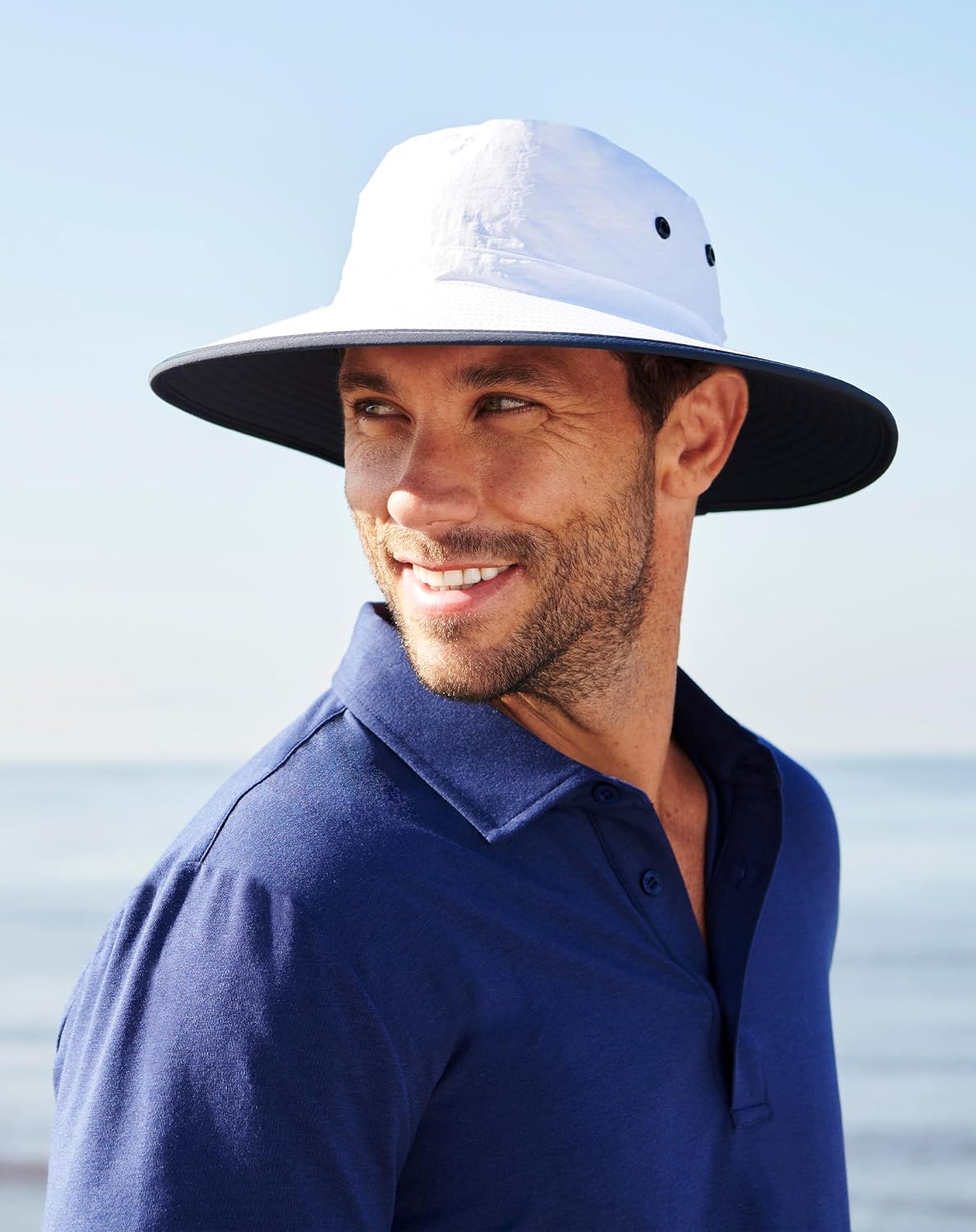 Solbari Unisex Traveler Broad Brim Sun Hat UPF 50+