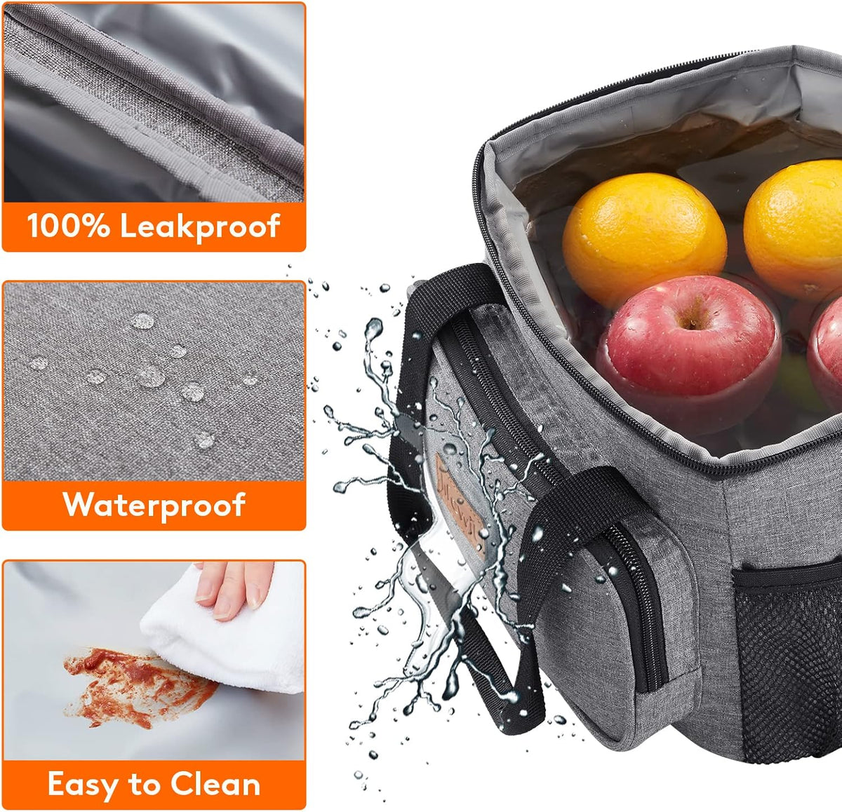 Lifewit Insulated Lunch Box for Men, Lunch Bag Cooler Women, 12-Can 9L