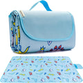 Large Picnic Blanket Waterproof Sand Free Beach Mat Foldable Picnic Mat Sandproof Beach Blanket Extra Large Grass Concert Blanket for Sporting Events, Family Picnic, Camping, Travel, Park