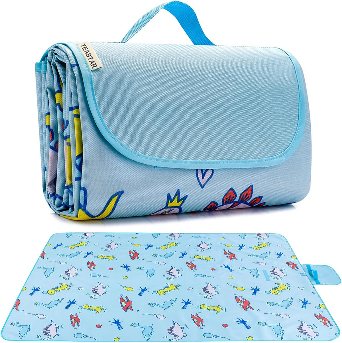 Large Picnic Blanket Waterproof Sand Free Beach Mat Foldable Picnic Mat Sandproof Beach Blanket Extra Large Grass Concert Blanket for Sporting Events, Family Picnic, Camping, Travel, Park
