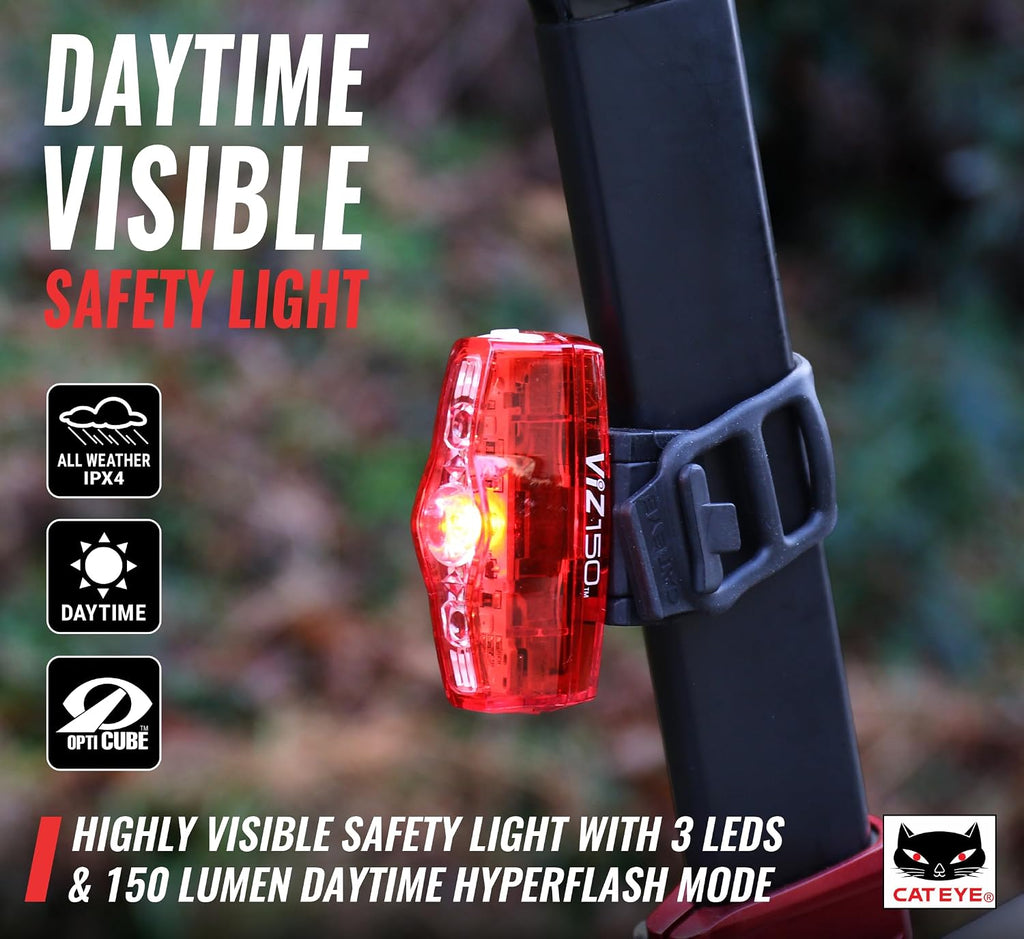 CATEYE ViZ USB Rechargeable Daytime Safety Light