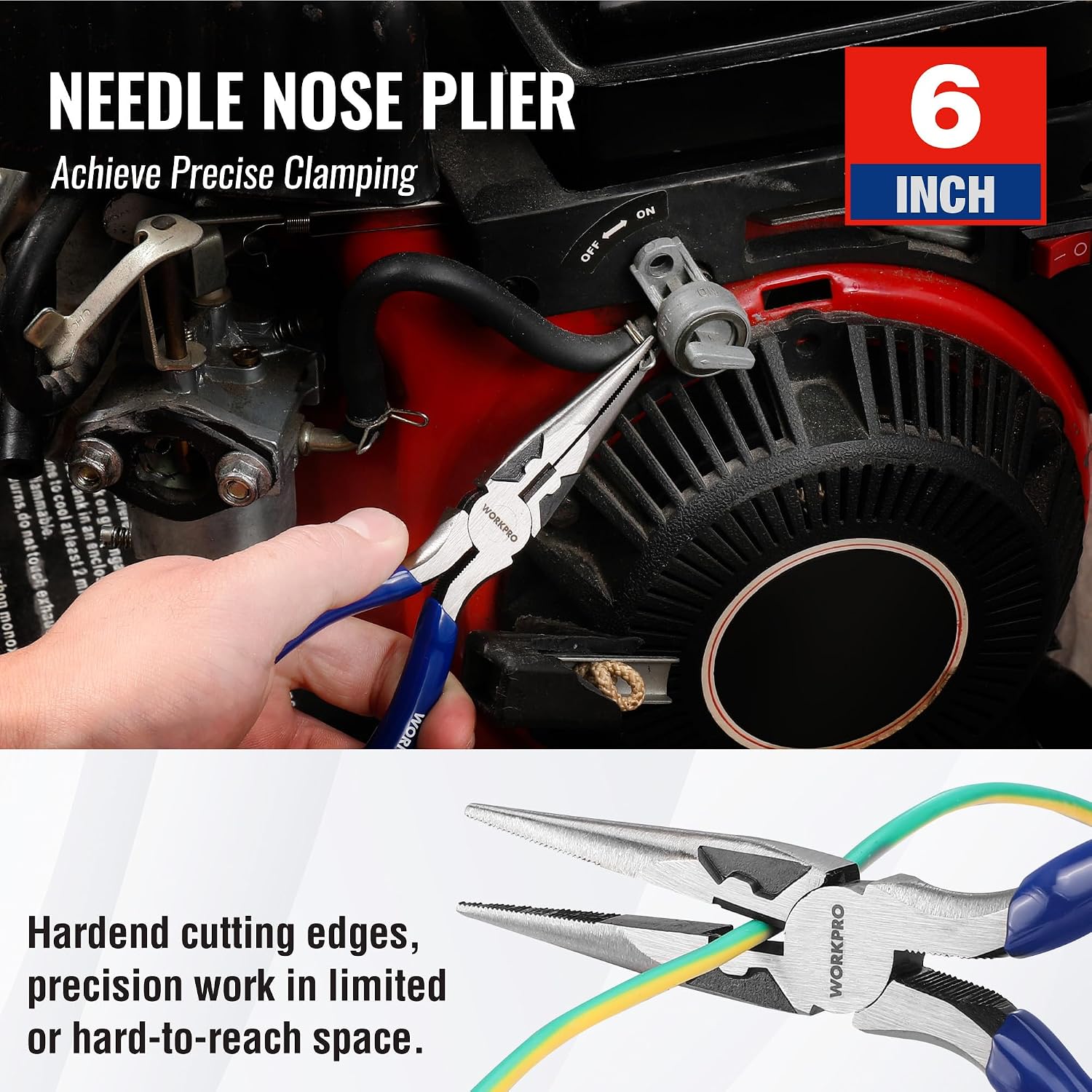 WORKPRO Pliers Set, 3-Piece Professional Pliers Tool Kit