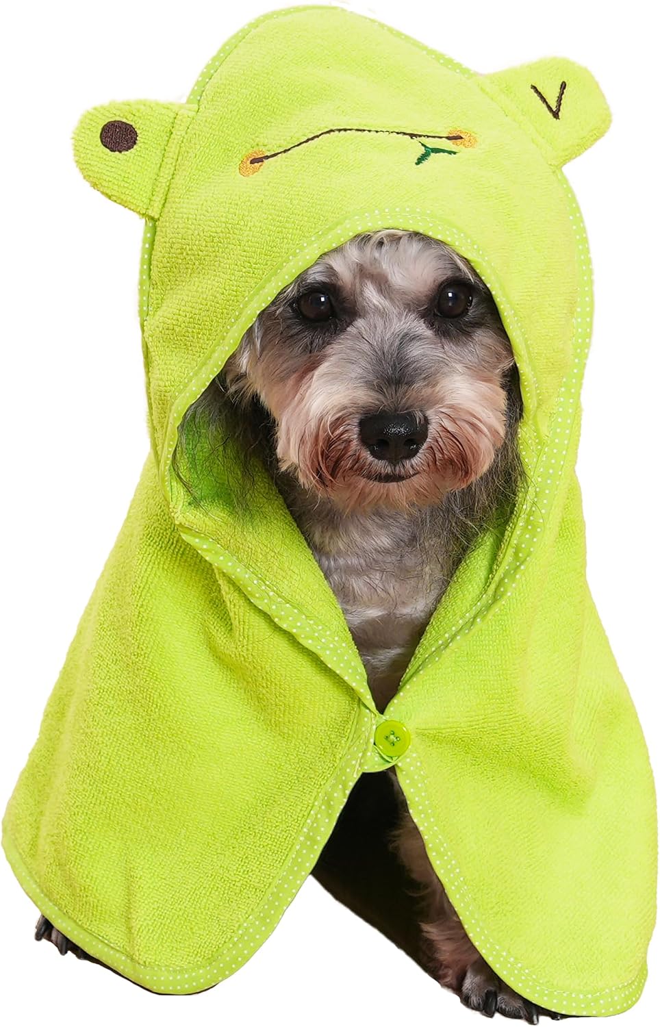 Dog Hooded Bathrobe Towel Fast Drying Absorbent Bath Warm Blanket
