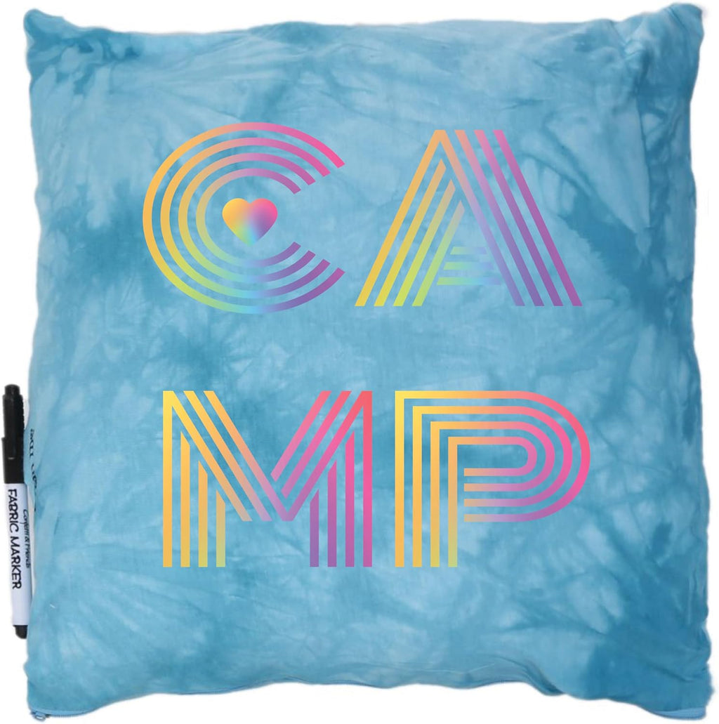Gilbins Camp Bunk Kids Autograph Pillows A Great Pre-Camp Gift for Boys Or Girls Camp Retro
