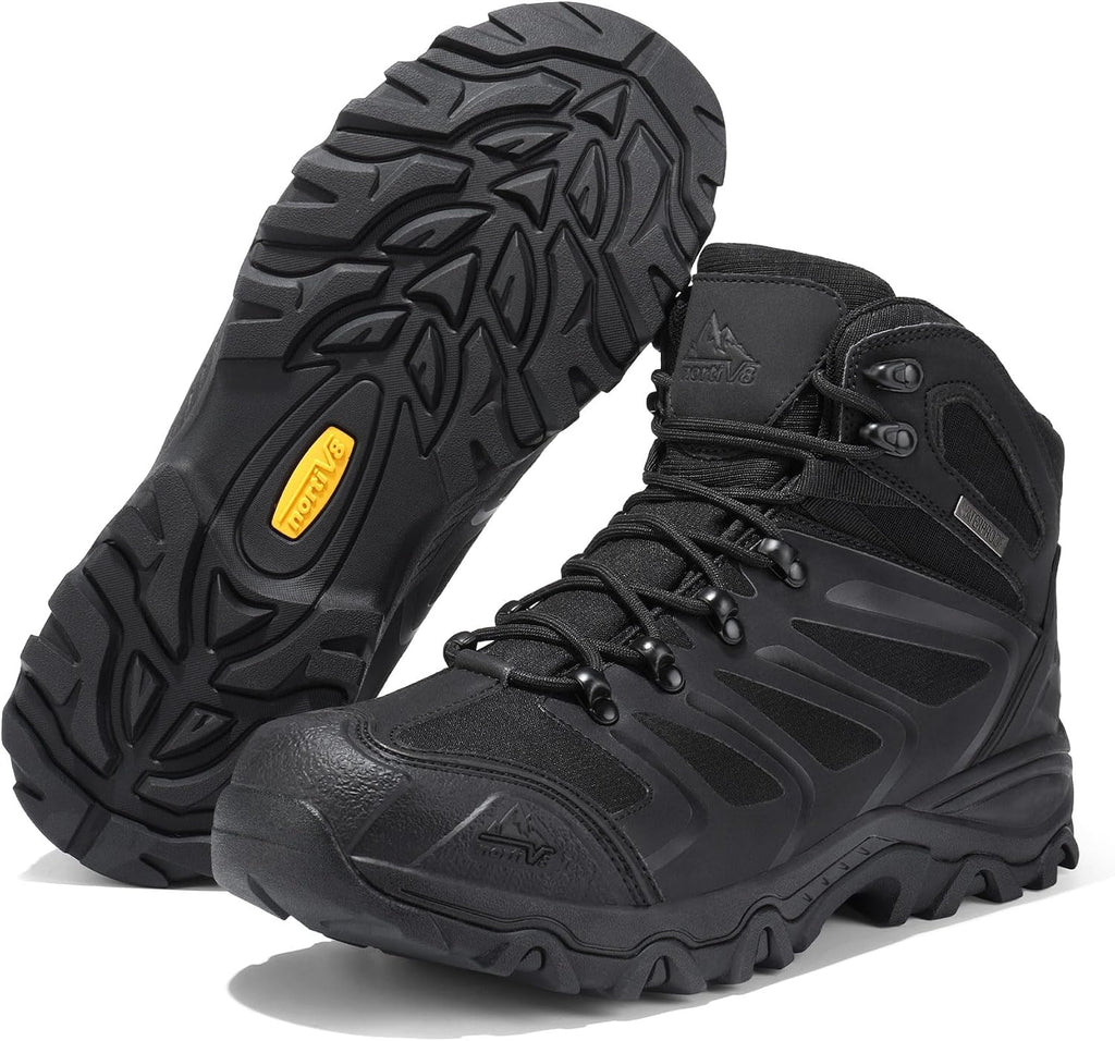 NORTIV 8 Men's Ankle High Waterproof Hiking Boots