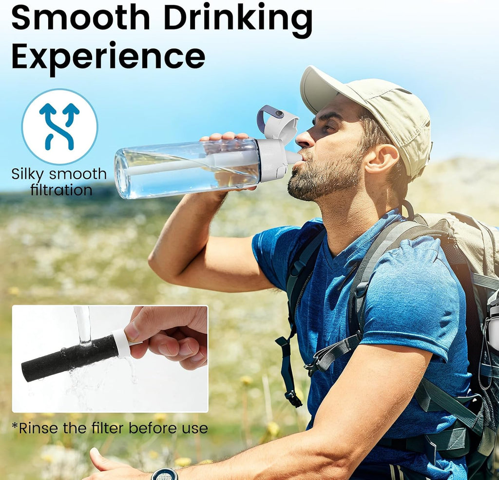 Compatible with Brita Bottle Filter Replacement, for Brita BB06 Water Bottle Replacement Filters, Lasts 2 Months or 40 Gallons (Pack of 10)